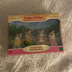 calico critters sandy cat family